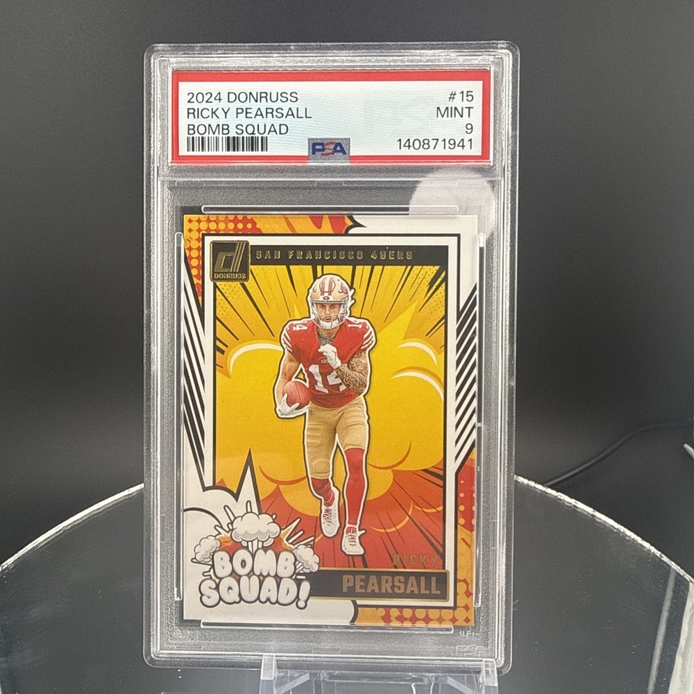 Ricky Pearsall 2024 Donruss‎ Bomb Squad #15 San Francisco 49's  Insert [RC]